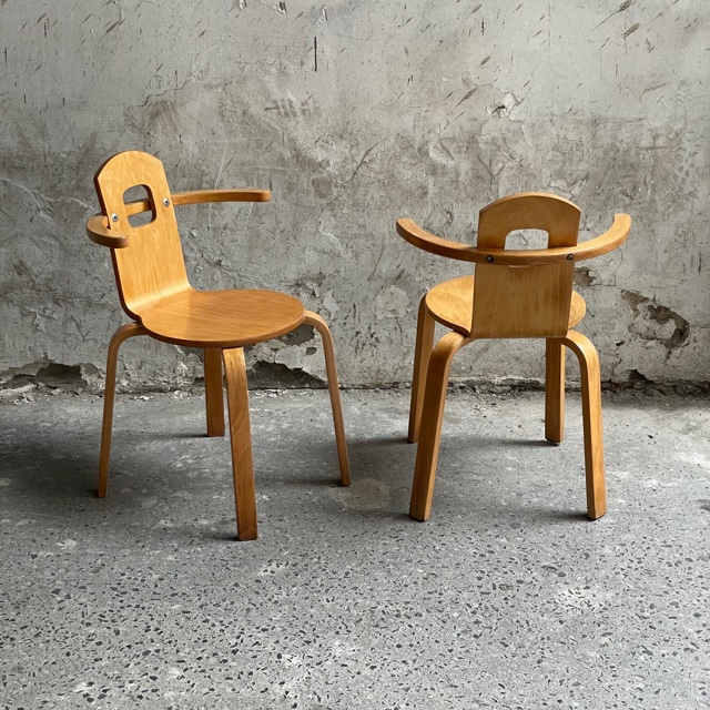 plywood modernist chairs