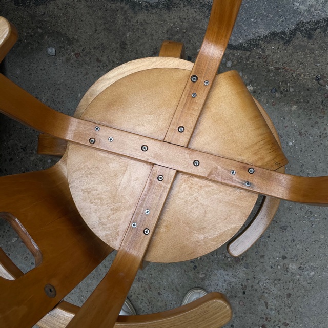 plywood vintage ikea chair rare