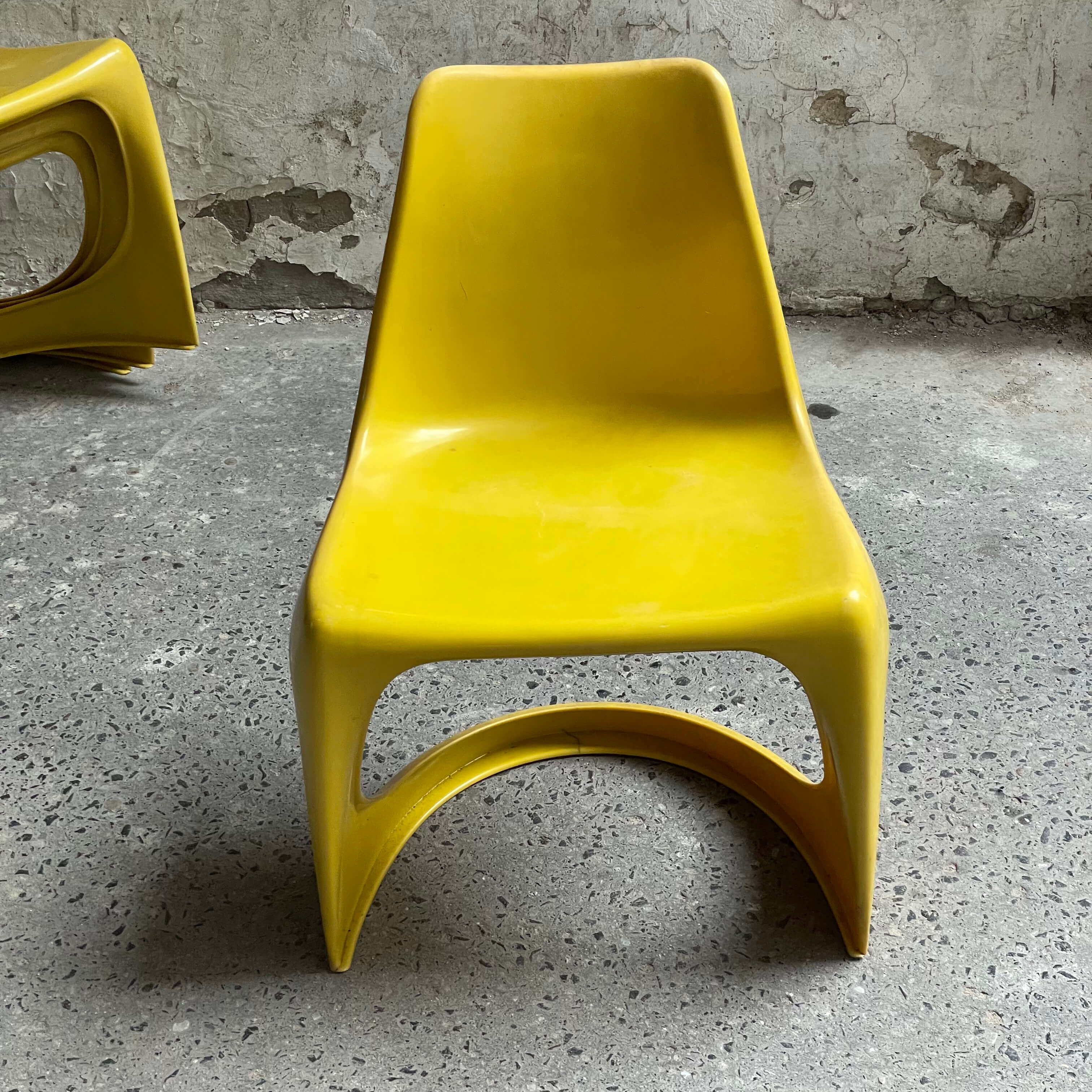 steen ostergaard cado plastic chair mid century poland