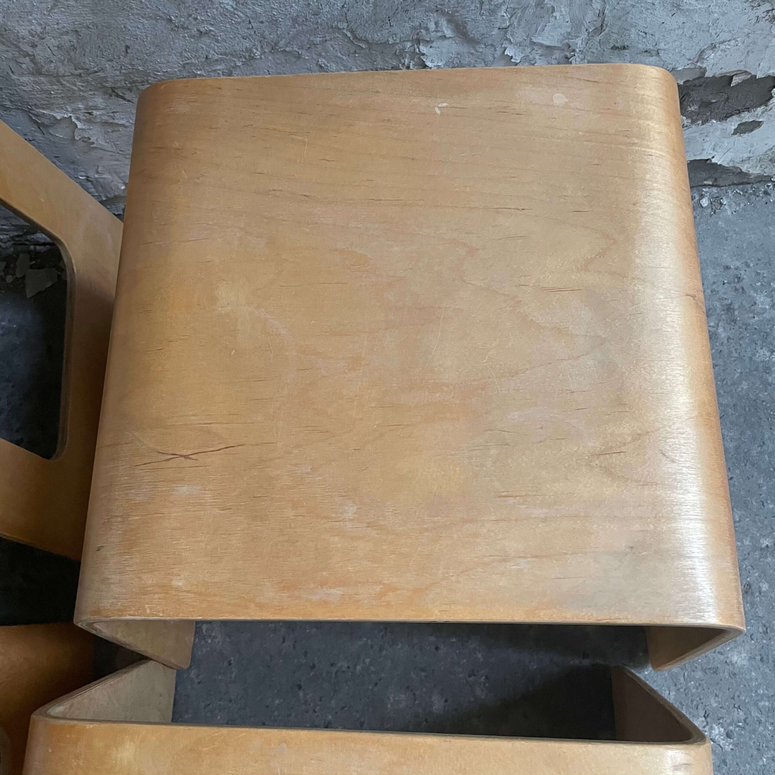 IKEA BENJAMIN VINTAGE LISA NORINDER SCANDINAVIAN PLYWOOD STOOL SINGLE 3
