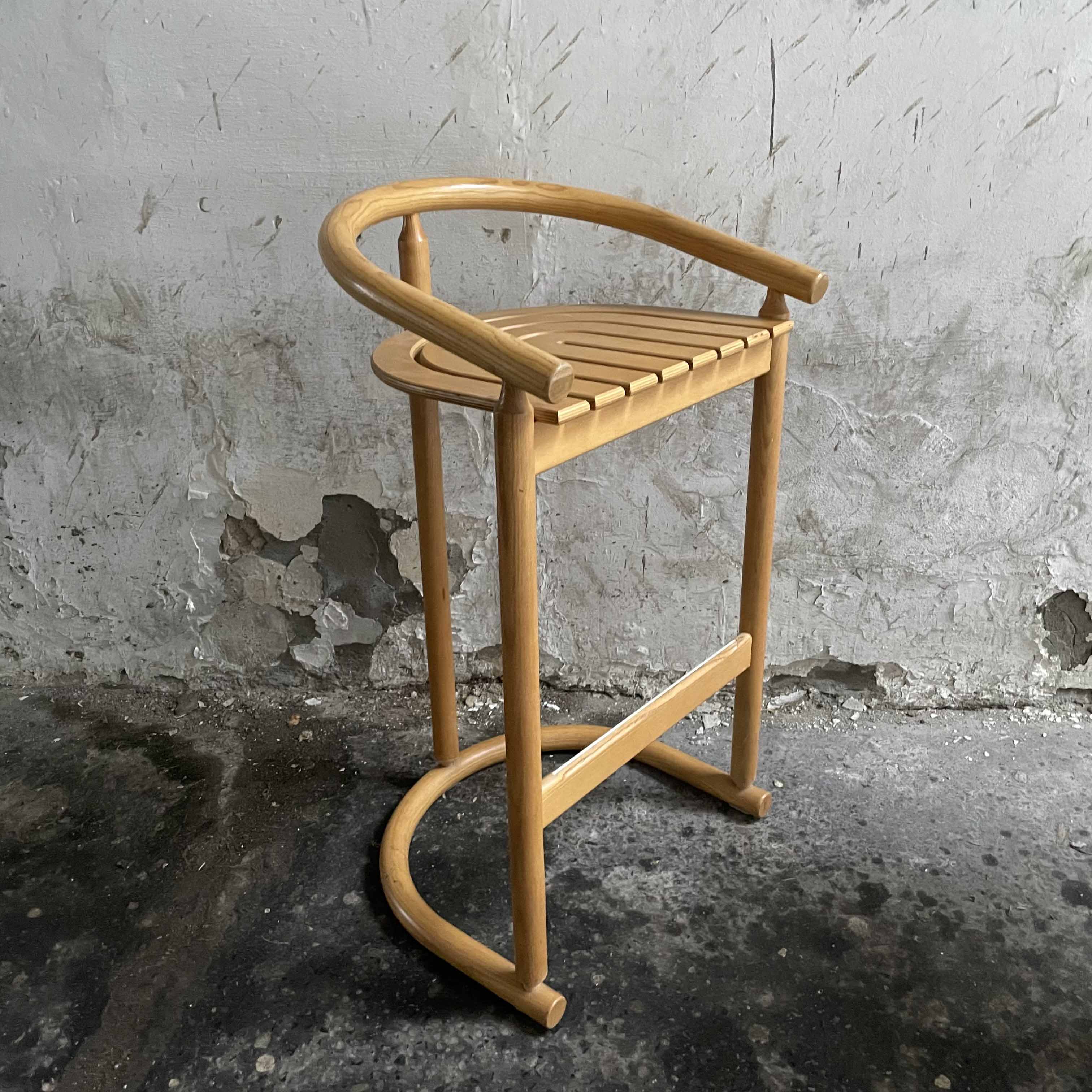 Bentwood Chairs by Allmilmö, Germany, 1980, mid century bar stools vintage warszawa krzeslarz single chair