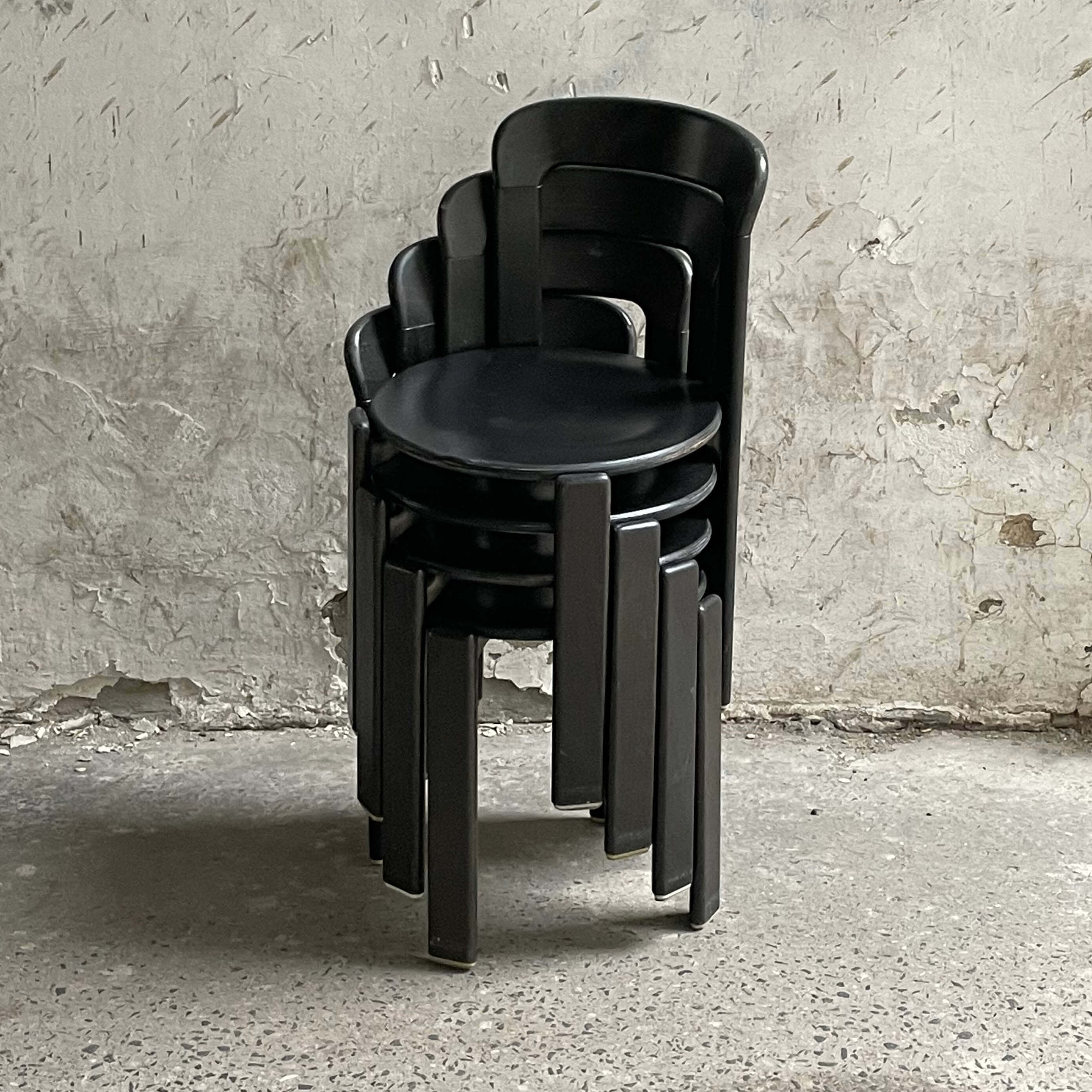 bruno rey krzesła warszawa stacking kusch co chairs black stack