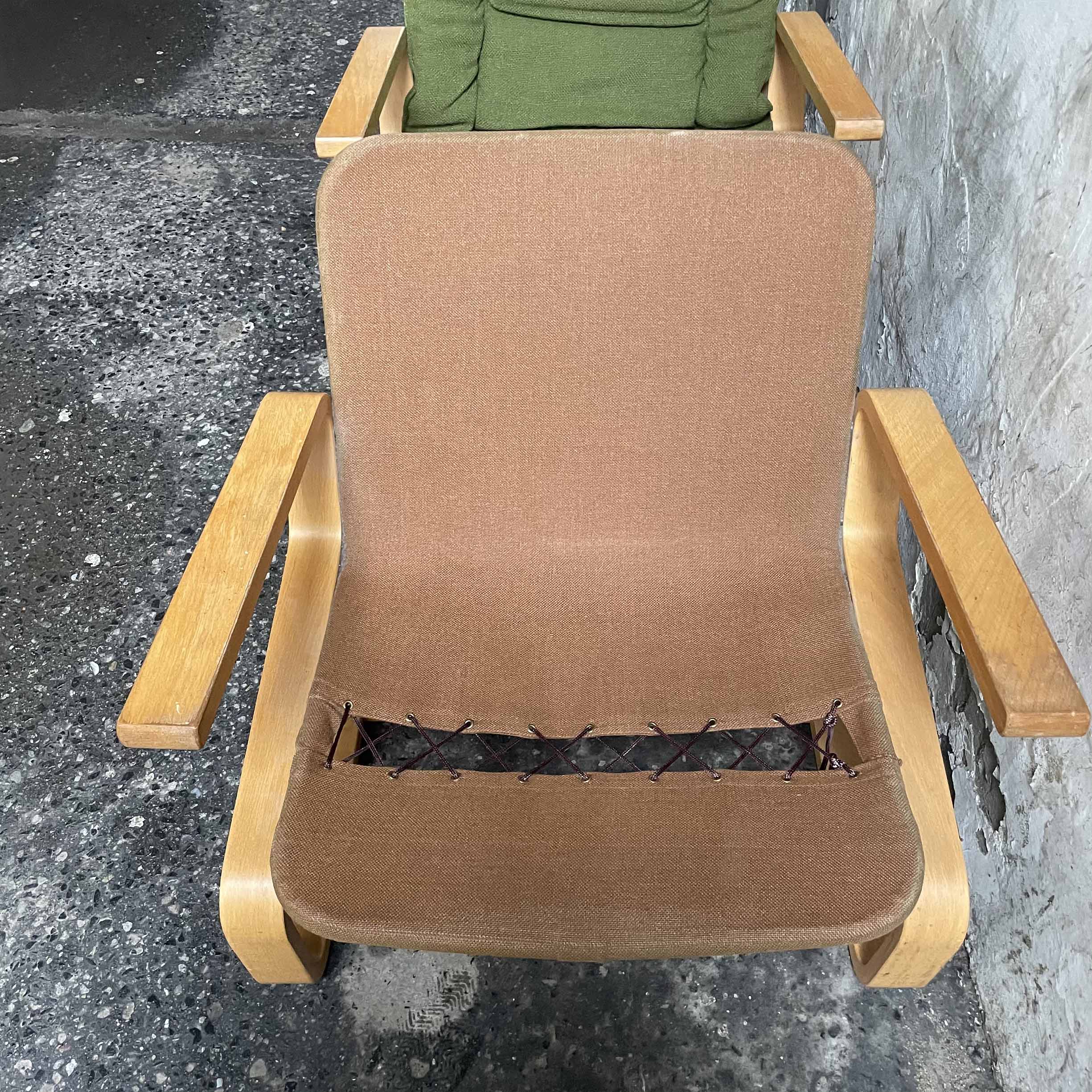 westnofa norway bentwood lounge armchair birch krzeslarz vintage warszawa ingmar relling detail