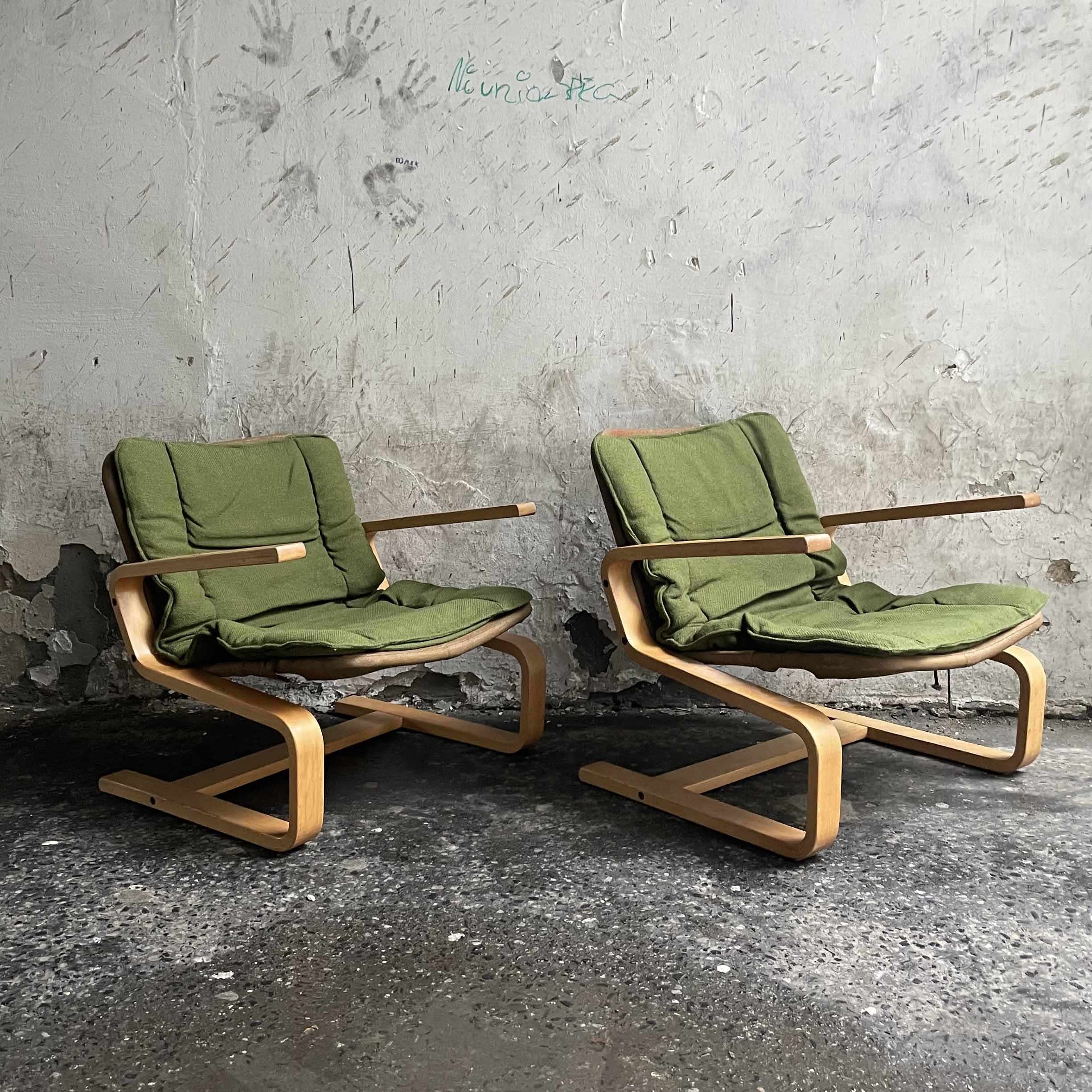 westnofa norway bentwood lounge armchair birch krzeslarz vintage warszawa ingmar relling