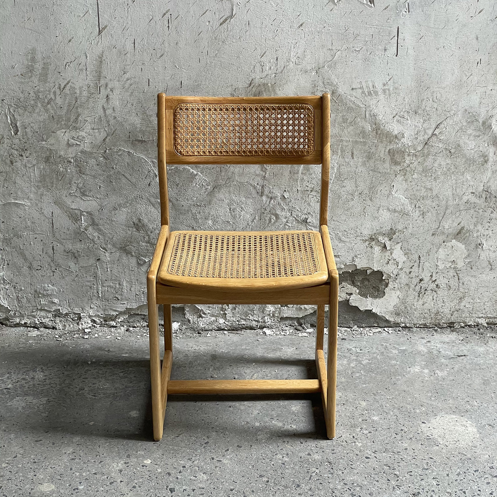 krzesło Wars jasny dąb prl design Bączyk krzeslarz vintage