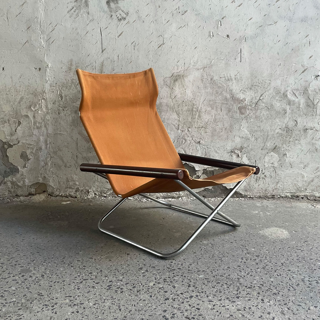 fotel skłądany takashii niii modernizm meble vintage