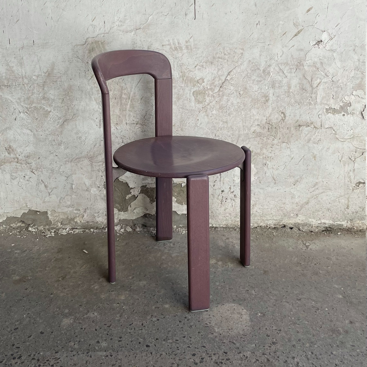 krzesła fioletowe bruno rey kolor pojedyncze