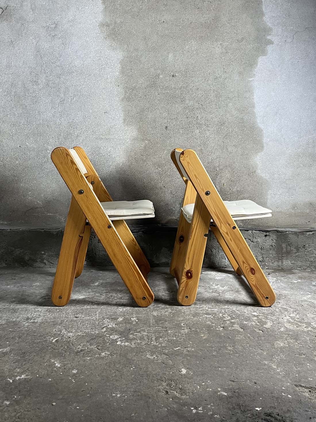 kon tiki Gillis Lundgren krzesła vintage krzeslarz