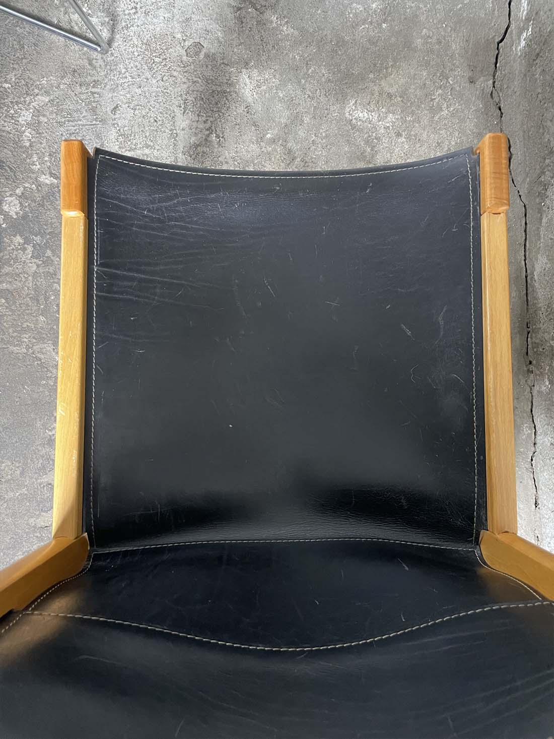 krzesło Ibisco Włochy skórzane detal 2