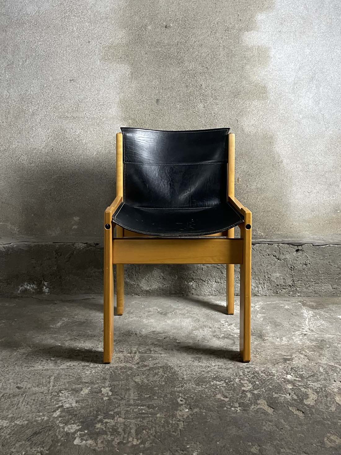 krzesło Ibisco Włochy skórzane frant