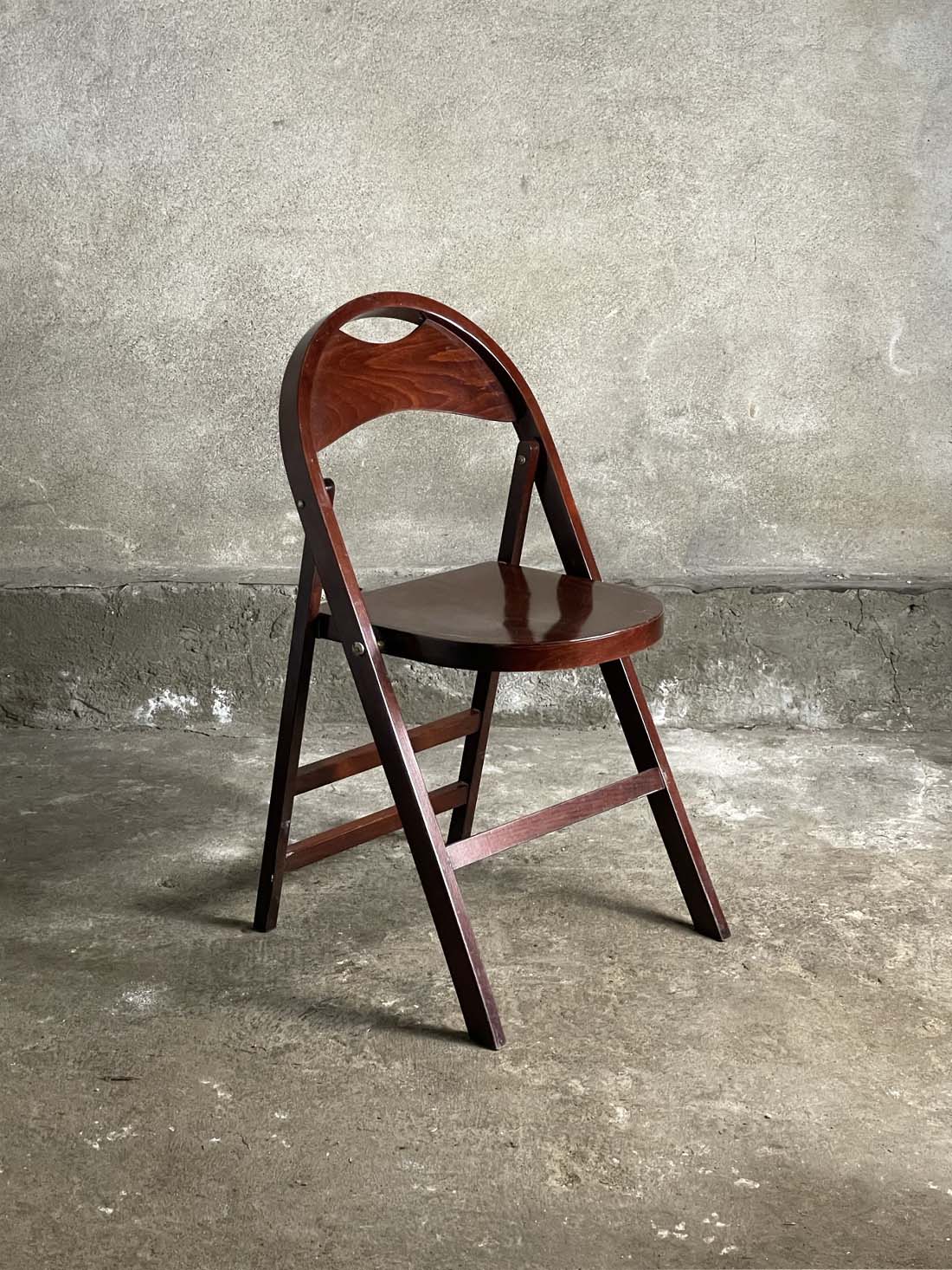 Thonet b751 krzesło vintage składane krzeslarz