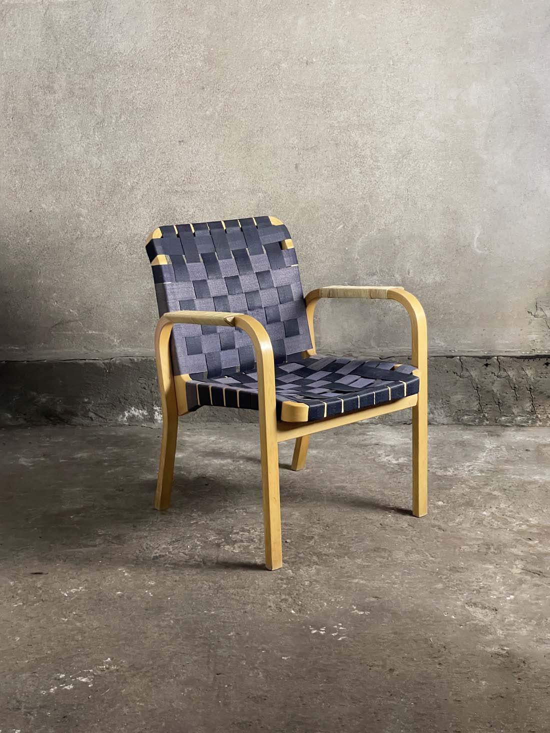 krzesło nr. 45, Artek, proj. Alvar Aalto, Finlandia,