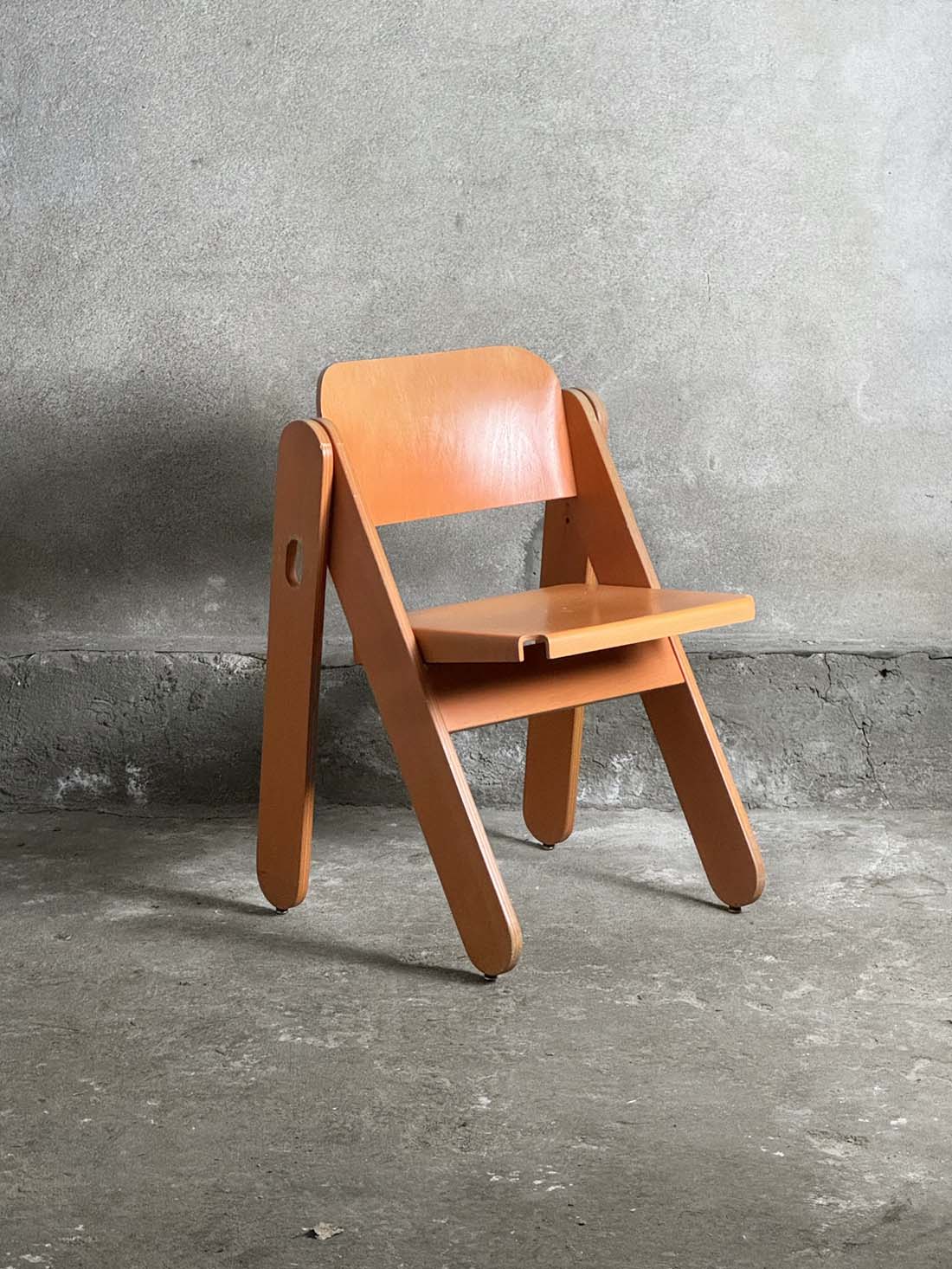 hausmann dietiker folding chair vintage krzeslarz