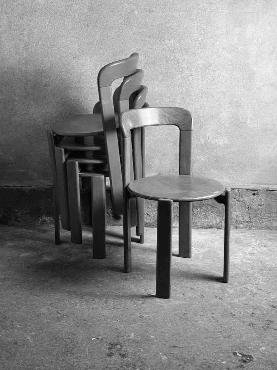 czerwone i zielone krzesła REY 3300, proj. Bruno Rey, Kusch Co, Niemcy, lata 70, 5/50 sztuk