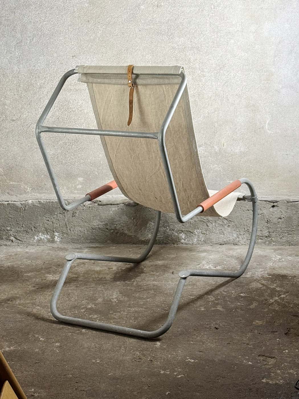 lido leżak szwajcaria vintage krzeslarz 3
