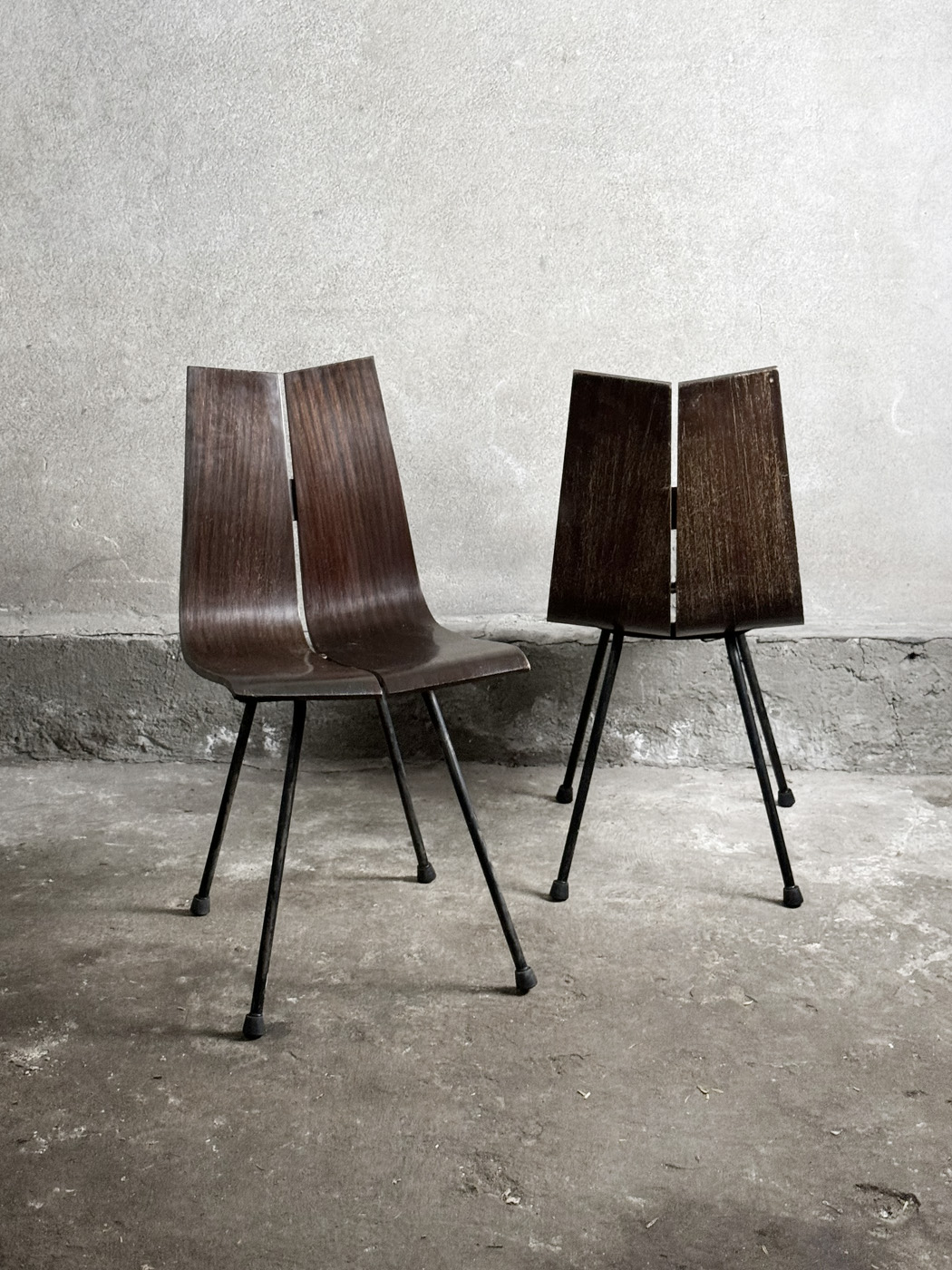 krzesła GA, proj. Hans Bellmann, Horgenglarus, Szwajcaria, 4 sztuki