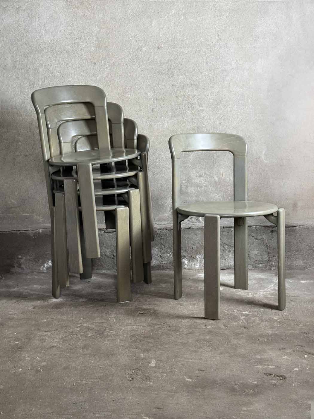 Vintage Krzesła Rey 3300, Projekt Bruno Rey, Lata 90.