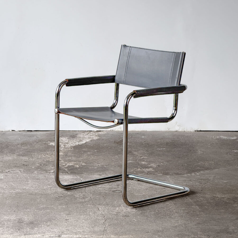 Szare krzesło S34, proj. Mart Stam, Niemcy