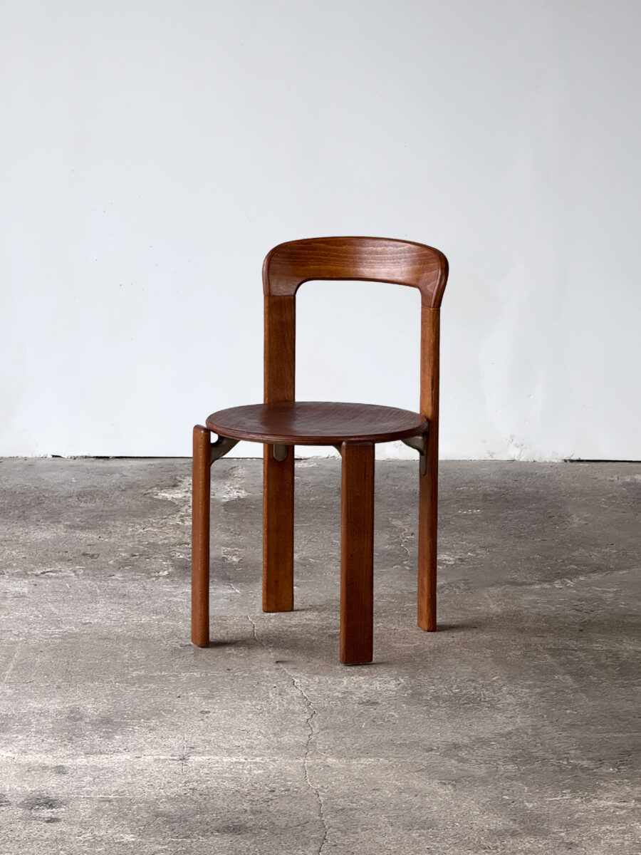 brązowe krzesło Rey 3300, proj. Bruno Rey, Kusch+co, Niemcy