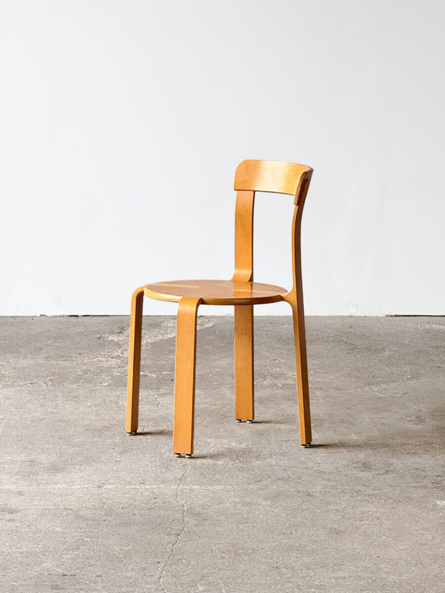 krzesło z giętej sklejki, proj. Bruno Rey, prod. Dietiker, Szwajcaria
