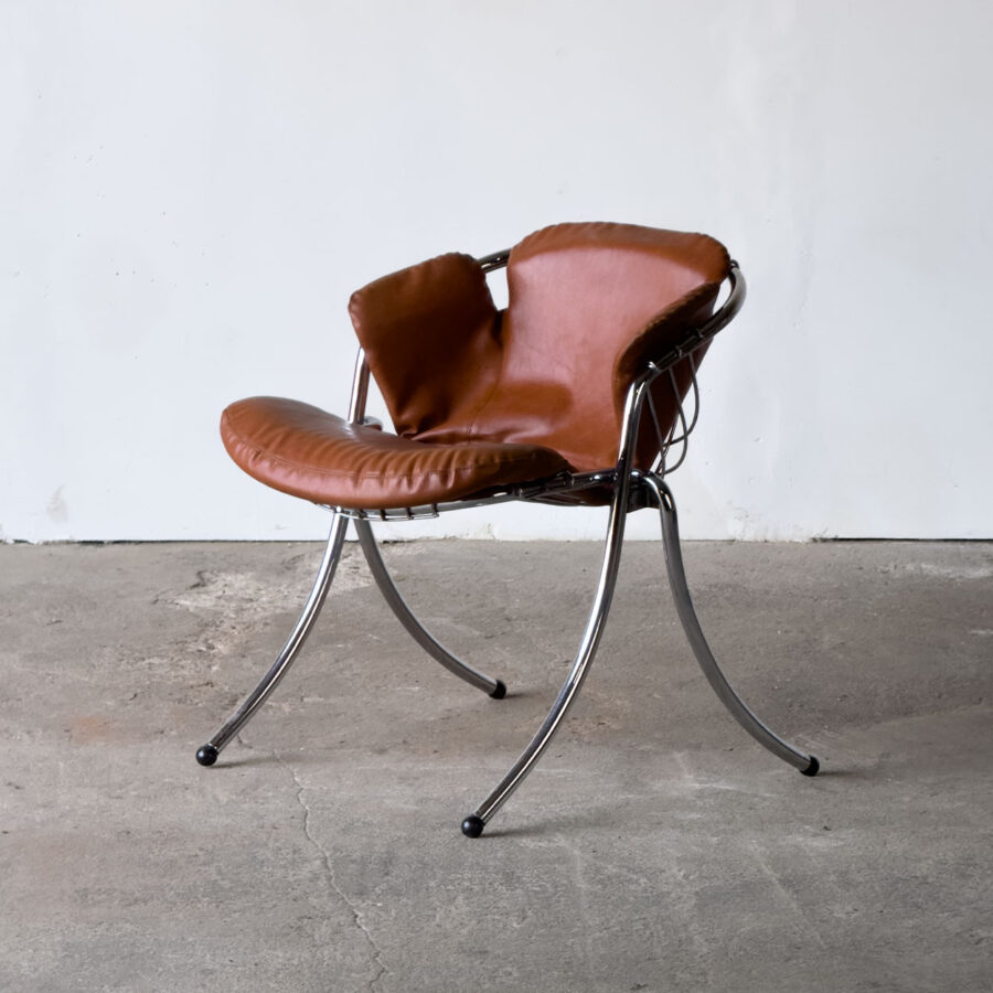 Krzesło Lynn, projekt Gastone Rinaldi, Rima Padova, lata 70.