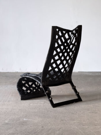 Fotel Marzio Cecchi, widok od tyłu, Studio Most, 1976