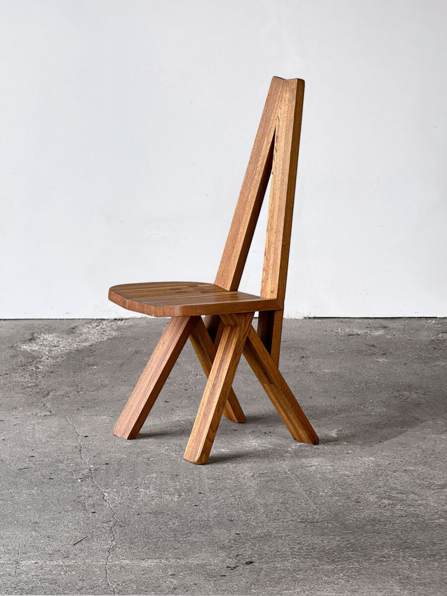 krzesło insp. S45 ''Chlacc'', proj. Pierre Chapo, Francja