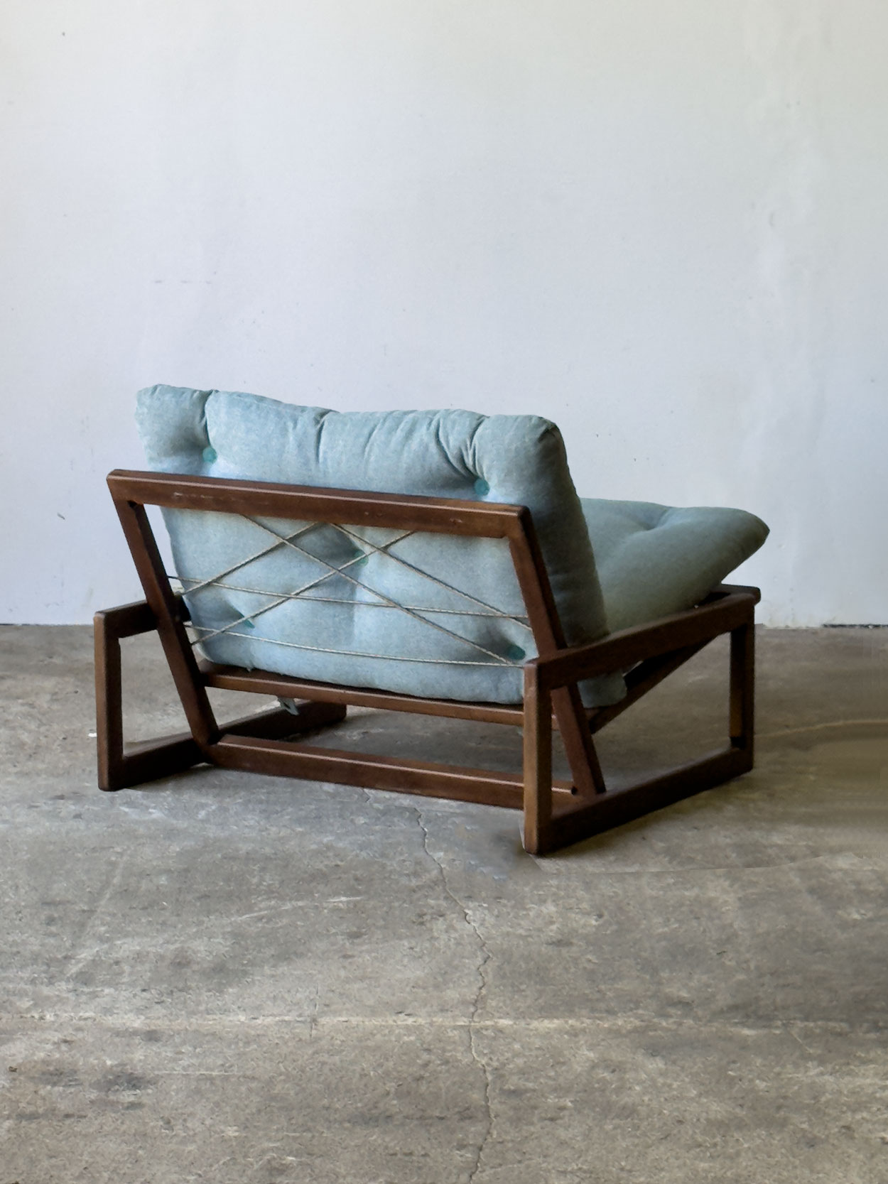 Fotel Carlotta tył, bukowa rama, Krześlarz