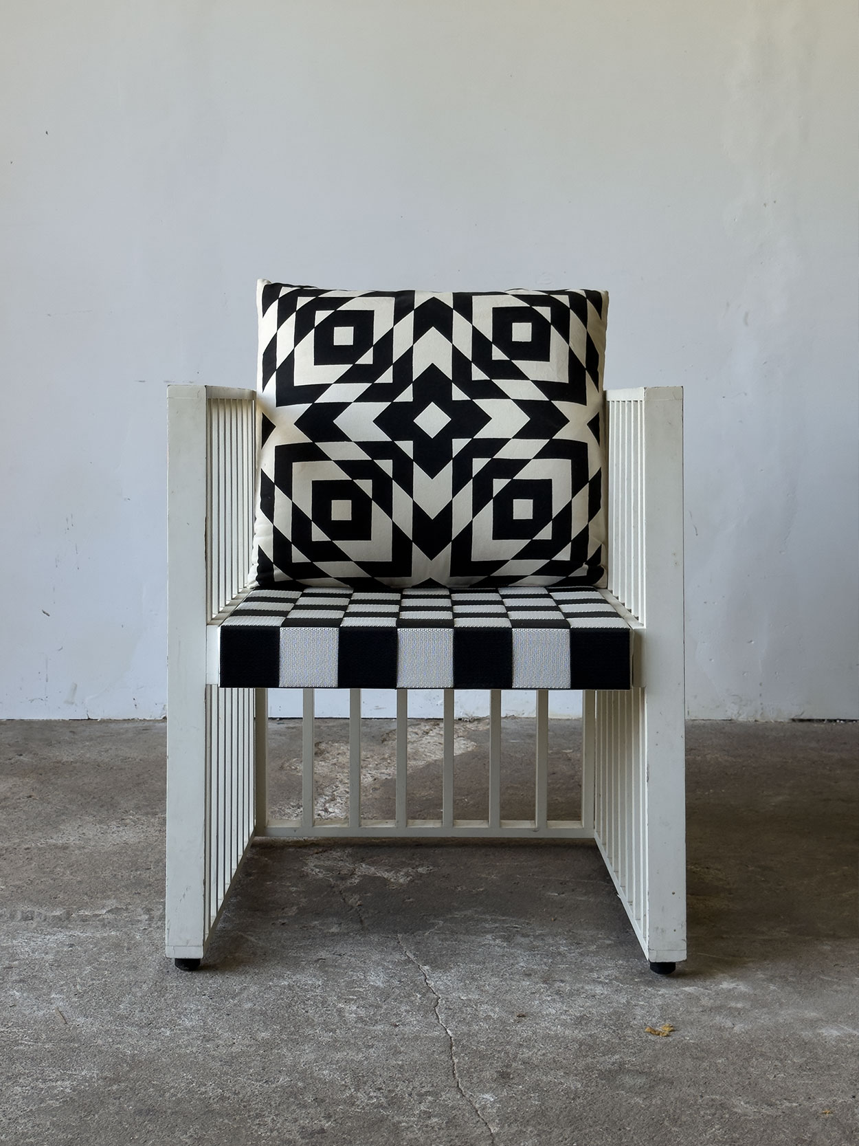 Krzesło z sanatorium Purkersdorf, proj. Josef Hoffmann, prod. Wittmann, - obrazek 4