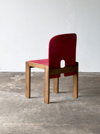 Krzesło 121 Afra i Tobia Scarpa dla Cassina, widok od tyłu