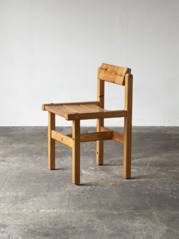 Krzesło Trybo, przód i siedzisko z drewna