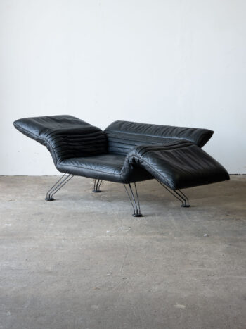 Fotel De Sede DS-142 Totzek czarna skóra