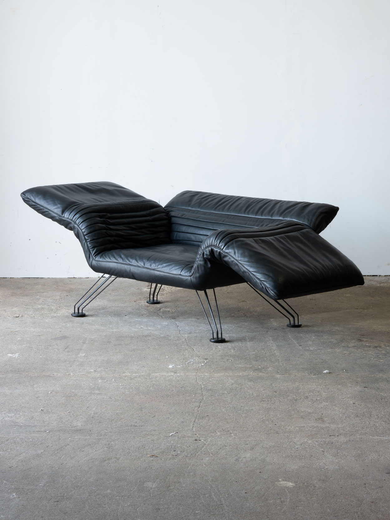 Fotel De Sede DS-142 Totzek czarna skóra