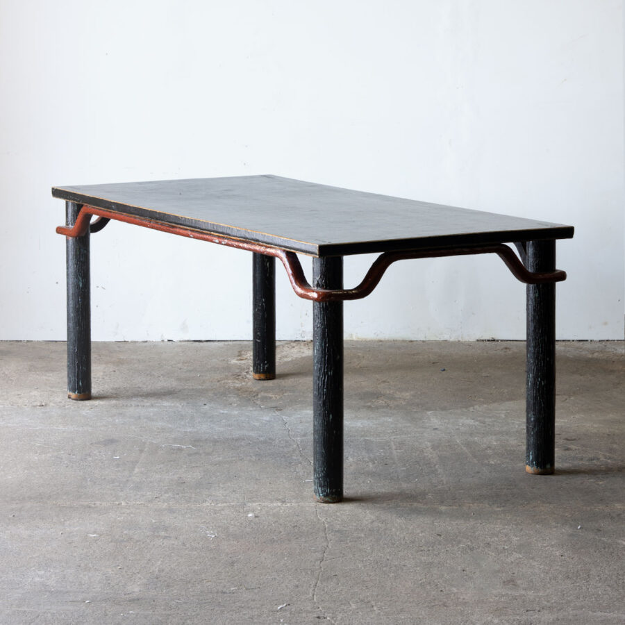 Chiński stół jadalniany dynastia Qing, widok z perspektywy