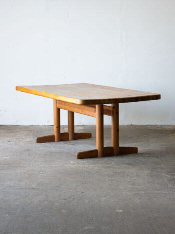 Duży stół sosnowy Rainer Daumiller lata 70