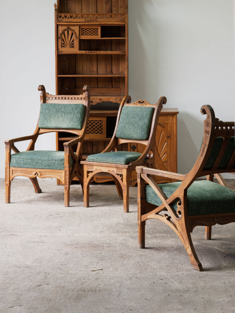 Zestaw mebli zakopiańskich, proj. Stanisław Witkiewicz, Polska