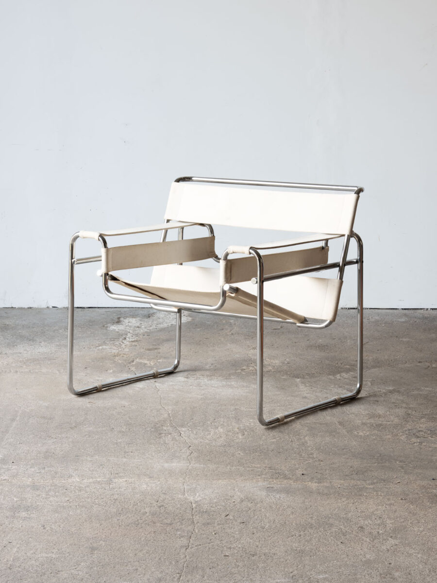 Fotel B3 ' Wassily', proj. Marcel Breuer, Gavina