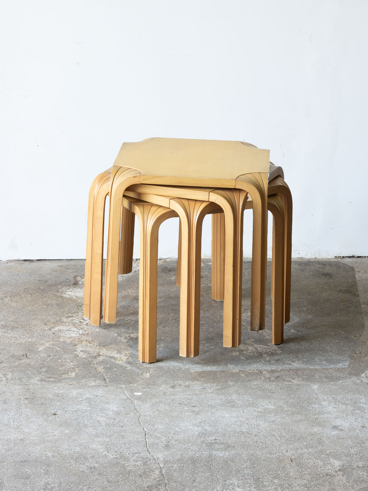 Stoliki kawowe X601, proj. Alvar Aalto, Artek